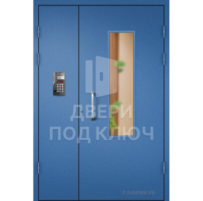 Подъездная дверь со стеклом ДПК-13771